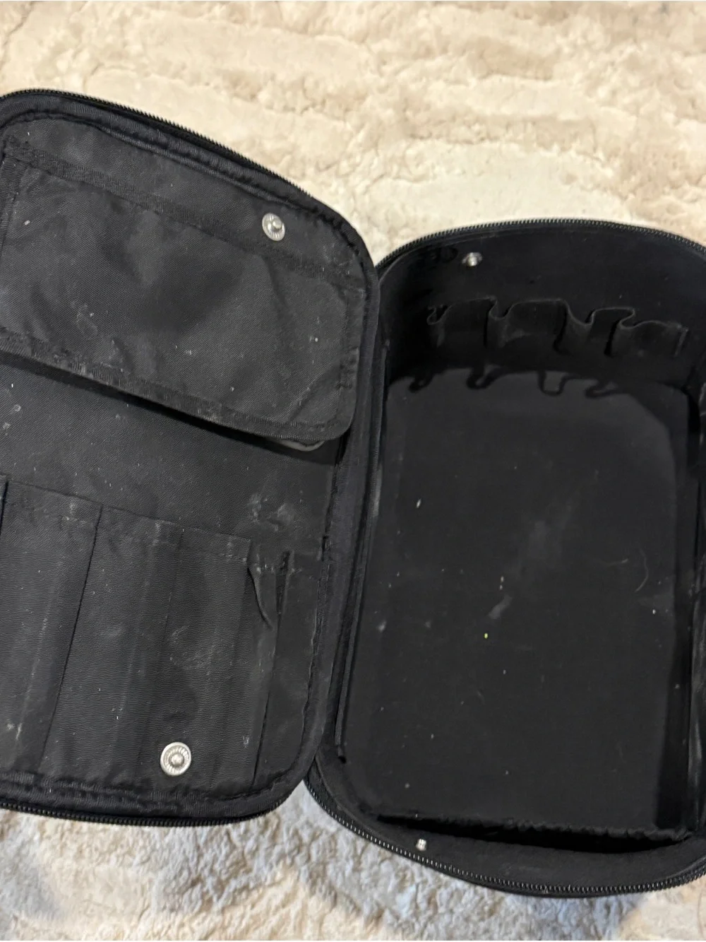 Muji Black Makeup Train Cases